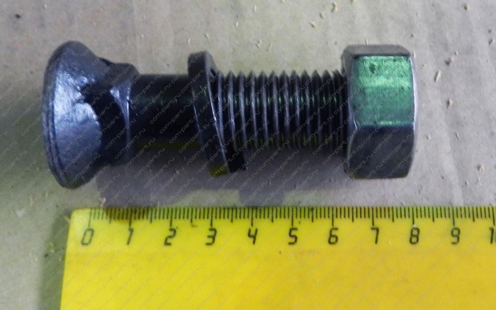 Болт М20*80 (потай, квадрат) крепл. башмака к ст. плуга